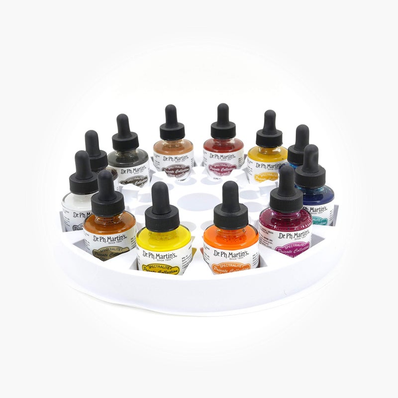 Dr. Ph. Martin's SPEC10OZSET3 Spectralite Private Collection Liquid Acrylics (Set 3) Acrylic Paint Set, 1.0 oz, Set 3 Colors, 1 Set of 12 Bottles - Image 3